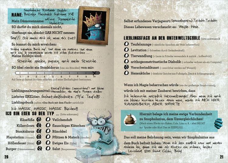 Produktbild: Das Freundebuch mit dem Fluch (Das Buch mit dem Fluch)
