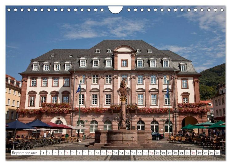 Produktbild: Baden-W&uuml;rttemberg - Heidelberg (Wandkalender 2027 DIN A4 quer), CALVENDO Monatskalender