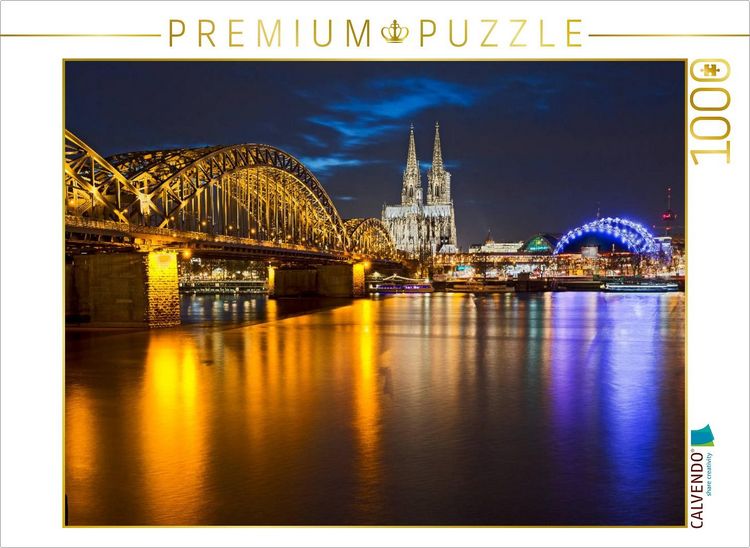Produktbild: CALVENDO Puzzle K&ouml;lner Dom | 1000 Teile Lege-Gr&ouml;&szlig;e 64x48cm Foto-Puzzle f&uuml;r gl&uuml;ckliche Stunden