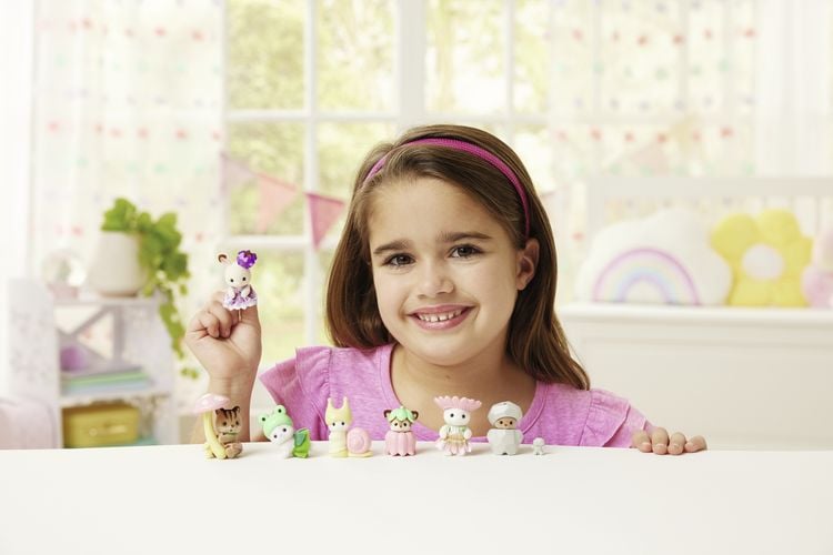 Produktbild: Sylvanian Families 5872 - Waldfeen, Sammelfigur Baby Woodland Fairy Costume Series, 1 St&uuml;ck sortiert