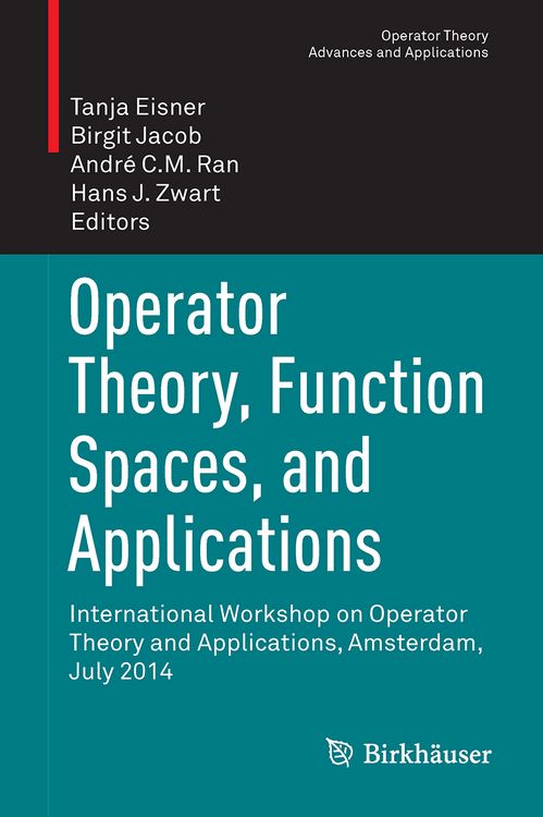 Produktbild: Operator Theory, Function Spaces, and Applications
