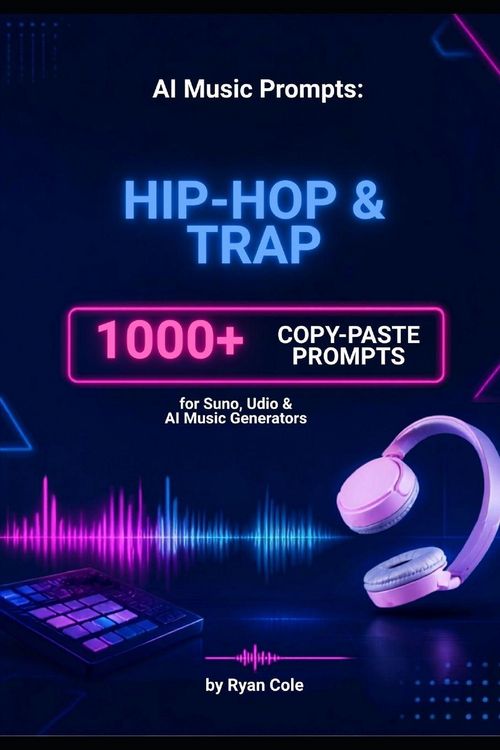 Produktbild: AI Music Prompts Hip-Hop & Trap