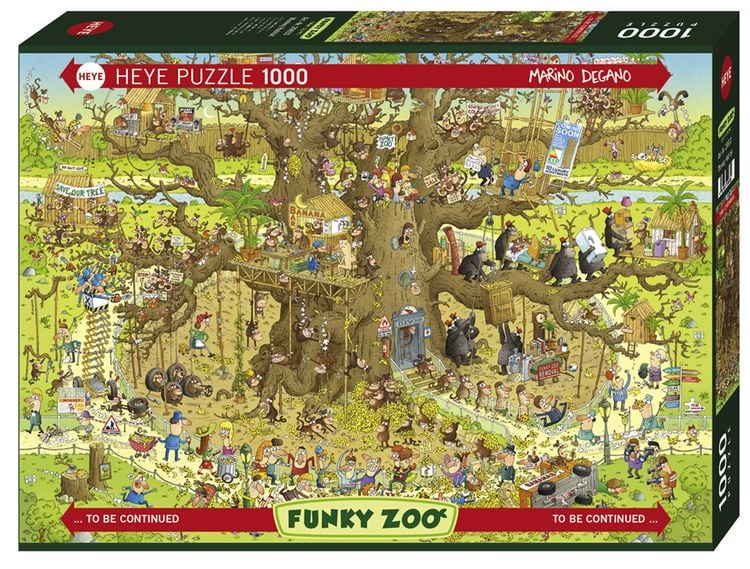 Bild vom Artikel Heye - Standardpuzzles - Monkey Habitat Standard, 1000 Teile vom Autor Marino Degano