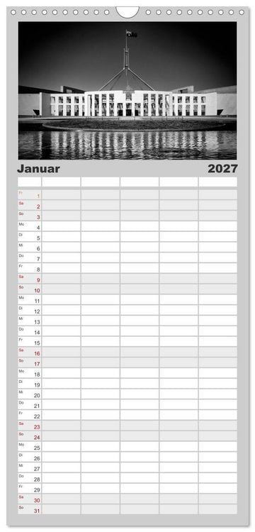 Produktbild: Familienplaner 2027 - AUSTRALIEN Impressionen von Sydney bis Adelaide mit 5 Spalten (Wandkalender, 21 x 45 cm) CALVENDO