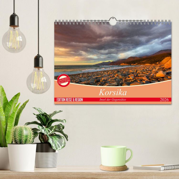 Produktbild: Korsika - Insel der Gegens&auml;tze (Wandkalender 2026 DIN A4 quer), CALVENDO Monatskalender