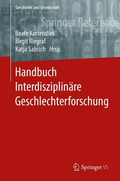 Produktbild: Handbuch Interdisziplinäre Geschlechterforschung