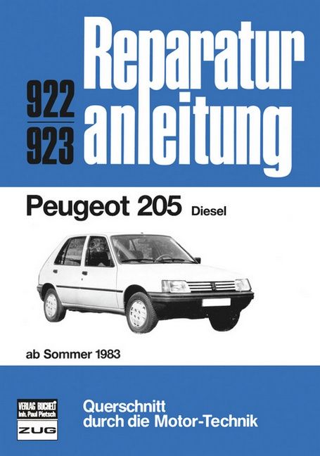 Produktbild: Peugeot 205 Diesel ab Sommer 1983