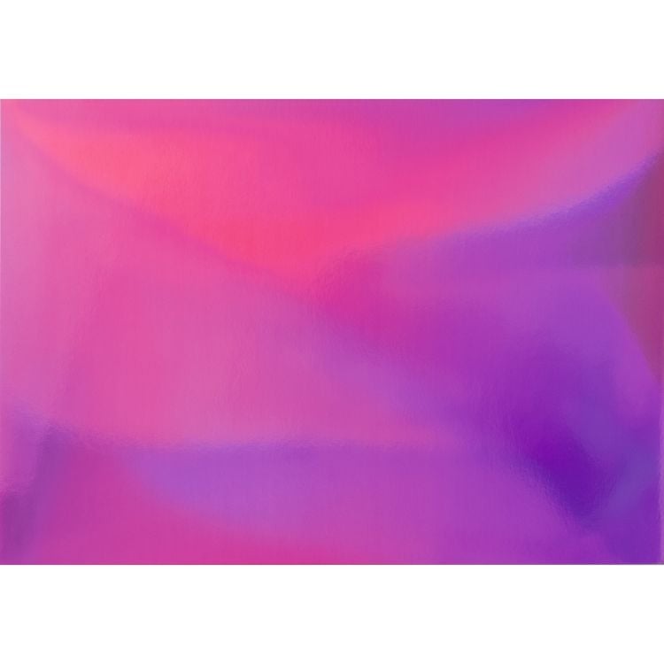Produktbild: Folia Magic Rainbow 12 Blatt irisierendes Bastelpapier 24 x 34 cm, 120 & 250 g/m&sup2;