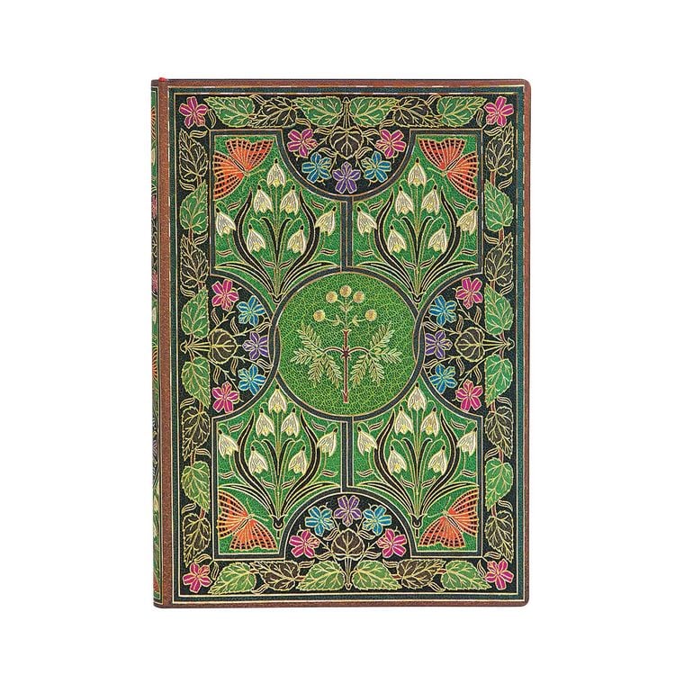 Produktbild: Softcover Notizbuch Bl&uuml;hende Poesie, Midi, Liniert