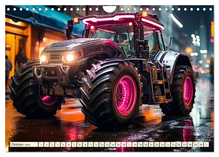 Produktbild: Traktor Fantasien (Wandkalender 2026 DIN A4 quer), CALVENDO Monatskalender
