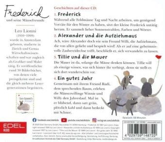 Produktbild: Frederick Und Seine M&auml;usefreunde-H&ouml;rspiel zum Buch
