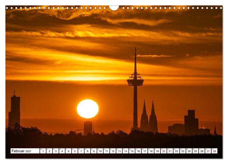 Produktbild: Urbane Impressionen: Domstadt K&ouml;ln - Lebensgef&uuml;hl am Rhein (Wandkalender 2027 DIN A3 quer), CALVENDO Monatskalender