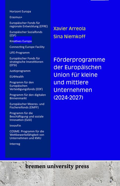 Produktbild: F&ouml;rderprogramme der Europ&auml;ischen Union f&uuml;r kleine und mittlere Unternehmen (2024-2027)