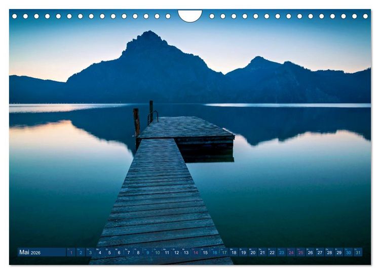 Produktbild: Die Welt in Blau (Wandkalender 2026 DIN A4 quer), CALVENDO Monatskalender