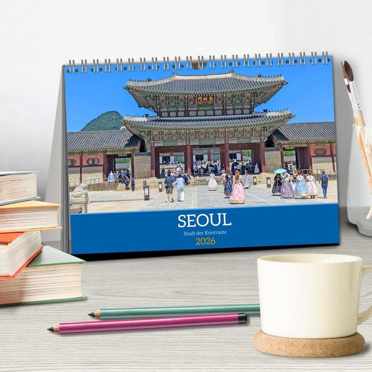 Produktbild: Seoul - Stadt der Kontraste (Tischkalender 2026 DIN A5 quer), CALVENDO Monatskalender