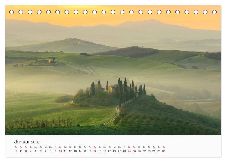 Produktbild: Italien - Das wundervolle Land im S&uuml;den. (Tischkalender 2026 DIN A5 quer), CALVENDO Monatskalender