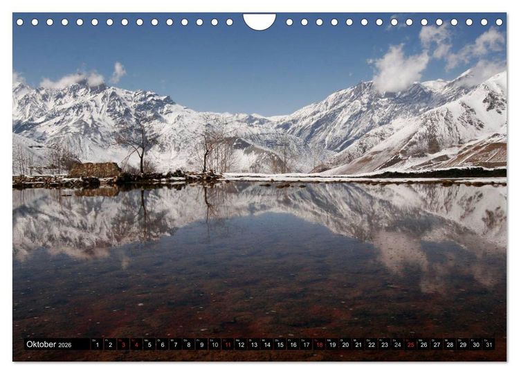 Produktbild: Nepal - Jomsom Trek (Wandkalender 2026 DIN A4 quer), CALVENDO Monatskalender