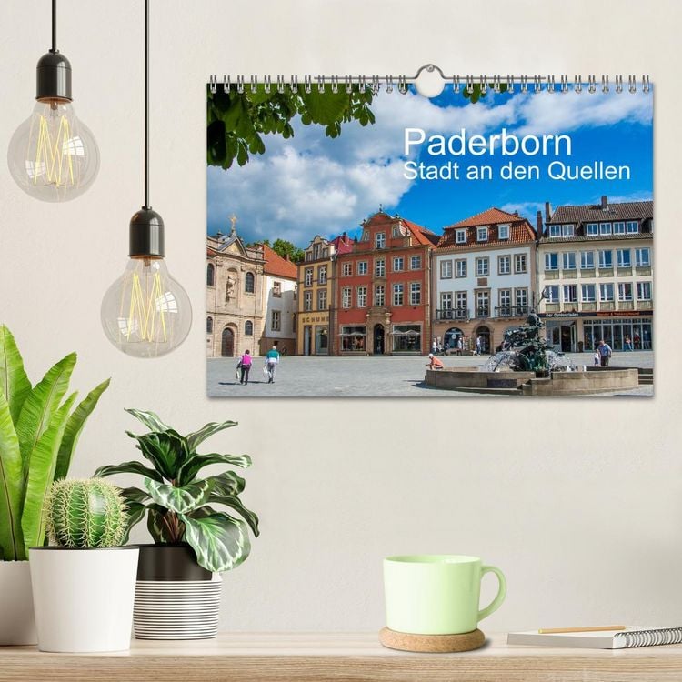 Produktbild: PADERBORN - Stadt an den Quellen (Wandkalender 2026 DIN A4 quer), CALVENDO Monatskalender