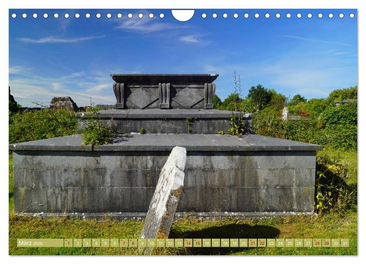 Produktbild: Ehrf&uuml;rchtige Stille - Friedh&ouml;fe in Irland (Wandkalender 2026 DIN A4 quer), CALVENDO Monatskalender
