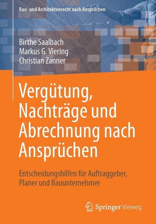 Produktbild: Verg&uuml;tung, Nachtr&auml;ge und Abrechnung nach Anspr&uuml;chen