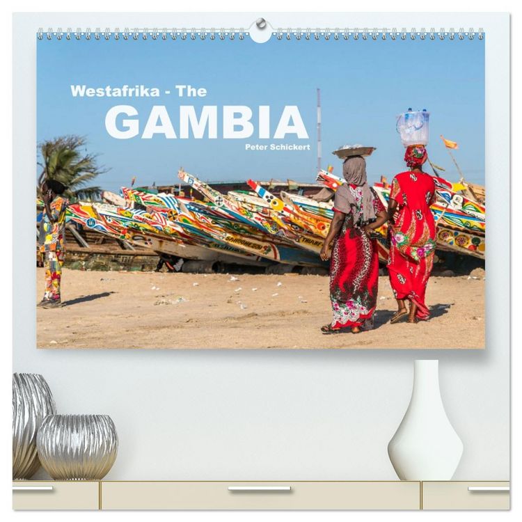 Produktbild: Westafrika - The Gambia (hochwertiger Premium Wandkalender 2026 DIN A2 quer), Kunstdruck in Hochglanz