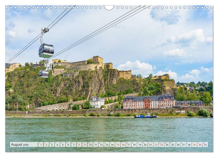 Produktbild: Koblenz Stadtansichten (Wandkalender 2026 DIN A3 quer), CALVENDO Monatskalender
