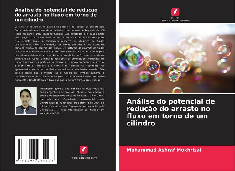 Produktbild: An&aacute;lise do potencial de redu&ccedil;&atilde;o do arrasto no fluxo em torno de um cilindro