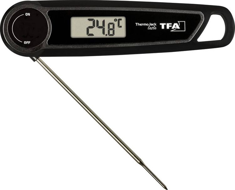 Produktbild: TFA Dostmann THERMO JACK TASTE Grillthermometer Schwarz