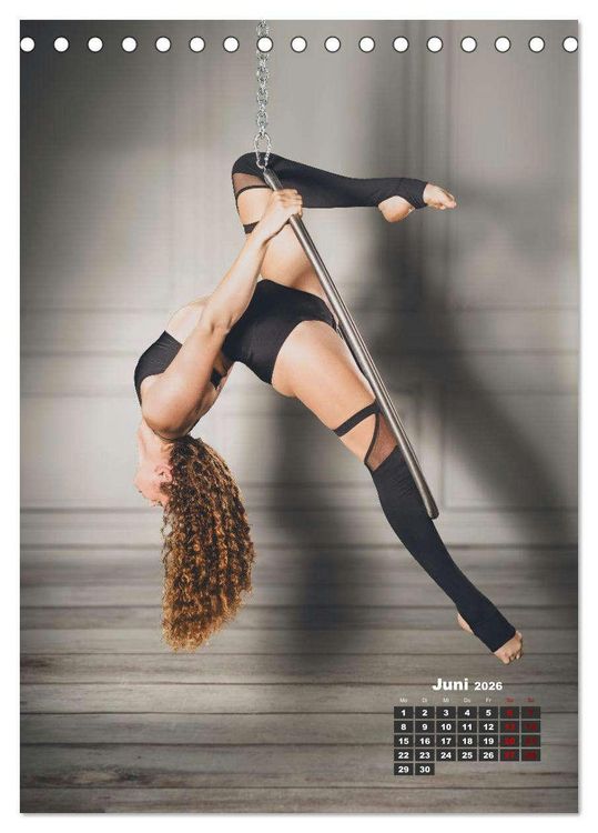 Produktbild: Aerial Hoop Magic (Tischkalender 2026 DIN A5 hoch), CALVENDO Monatskalender