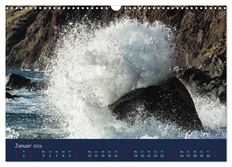 Produktbild: Naturwunder Madeira (Wandkalender 2026 DIN A3 quer), CALVENDO Monatskalender
