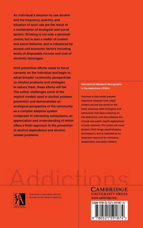 Produktbild: Alcohol and the Community