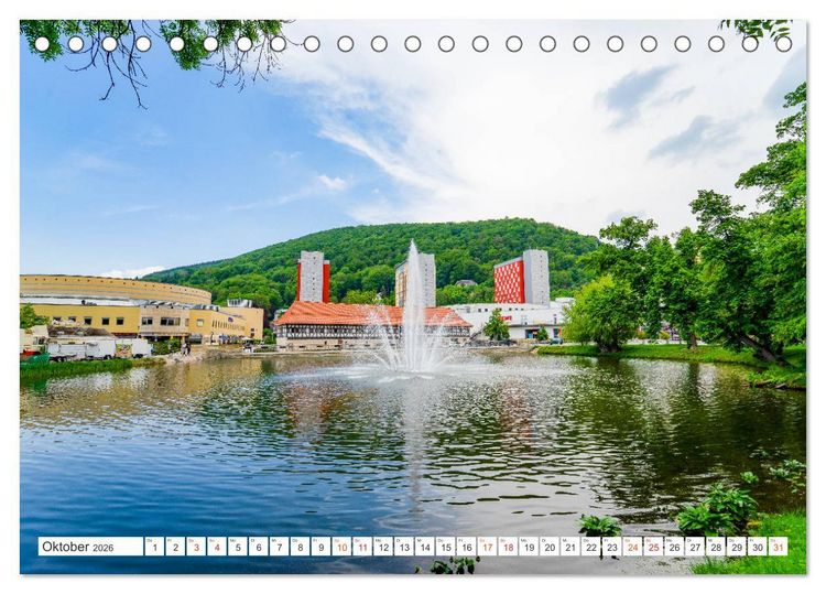 Produktbild: Suhl Impressionen (Tischkalender 2026 DIN A5 quer), CALVENDO Monatskalender