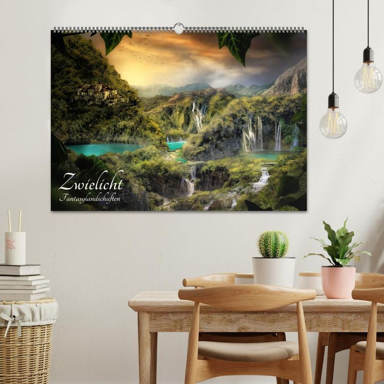 Produktbild: Zwielicht - Fantasylandschaften (Wandkalender 2026 DIN A2 quer), CALVENDO Monatskalender