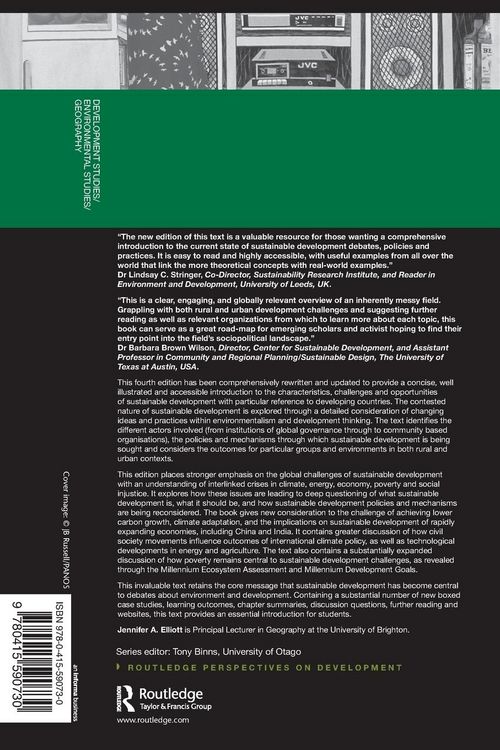 Produktbild: An Introduction to Sustainable Development