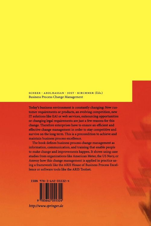 Produktbild: Business Process Change Management