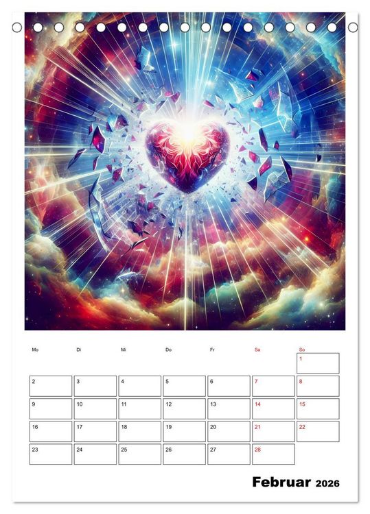 Produktbild: Erneuerung im Licht (Tischkalender 2026 DIN A5 hoch), CALVENDO Monatskalender