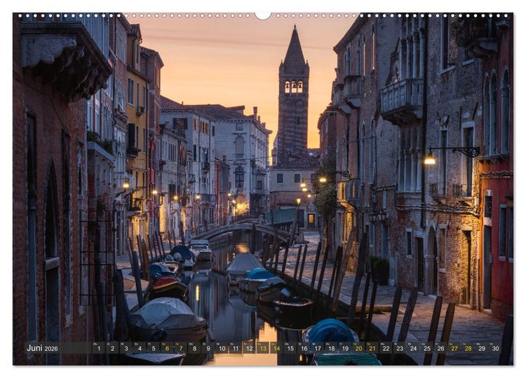 Produktbild: Malerisches Venedig (hochwertiger Premium Wandkalender 2026 DIN A2 quer), Kunstdruck in Hochglanz