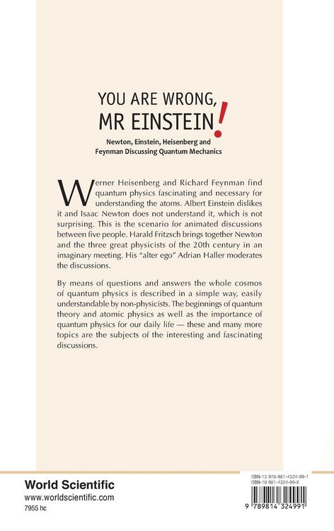 Produktbild: You Are Wrong, Mr Einstein!