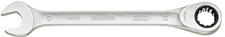Produktbild: Gedore 2297434 Knarren-Ring-Maulschl&uuml;ssel-Satz 5teilig Schl&uuml;sselweite (Metrisch) 8 - 19 mm