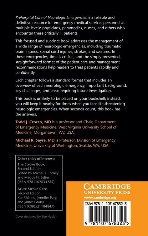 Produktbild: Prehospital Care of Neurologic Emergencies