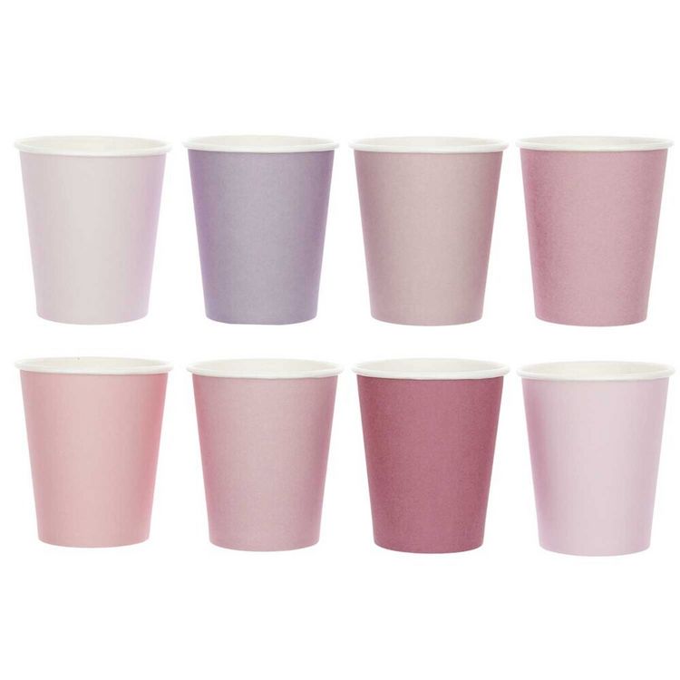 Produktbild: Pappbecher Mix, Rosa,