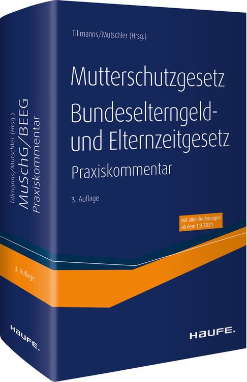 Produktbild: Mutterschutzgesetz, Bundeselterngeld- und Elternzeitgesetz