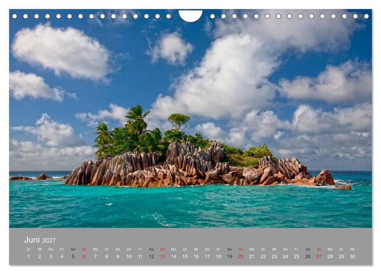 Produktbild: Seychellen (Wandkalender 2027 DIN A4 quer), CALVENDO Monatskalender