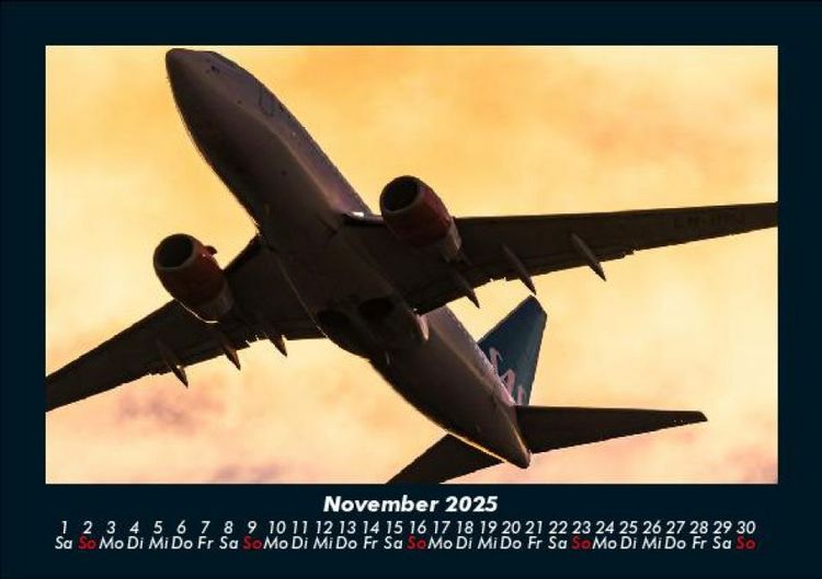 Produktbild: Flugzeuge 2025 Fotokalender DIN A5
