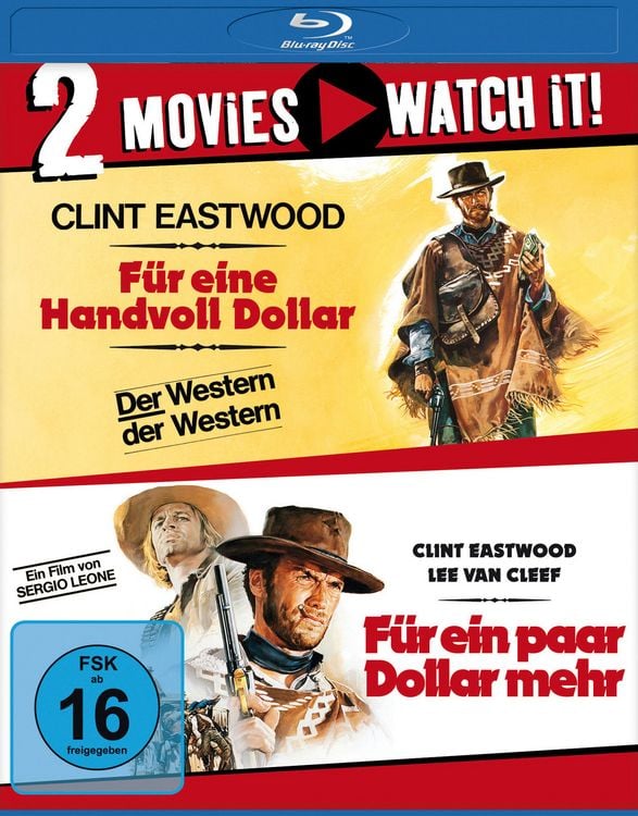 Produktbild: F&uuml;r eine Handvoll Dollar/F&uuml;r ein paar Dollar mehr [2 BRs]