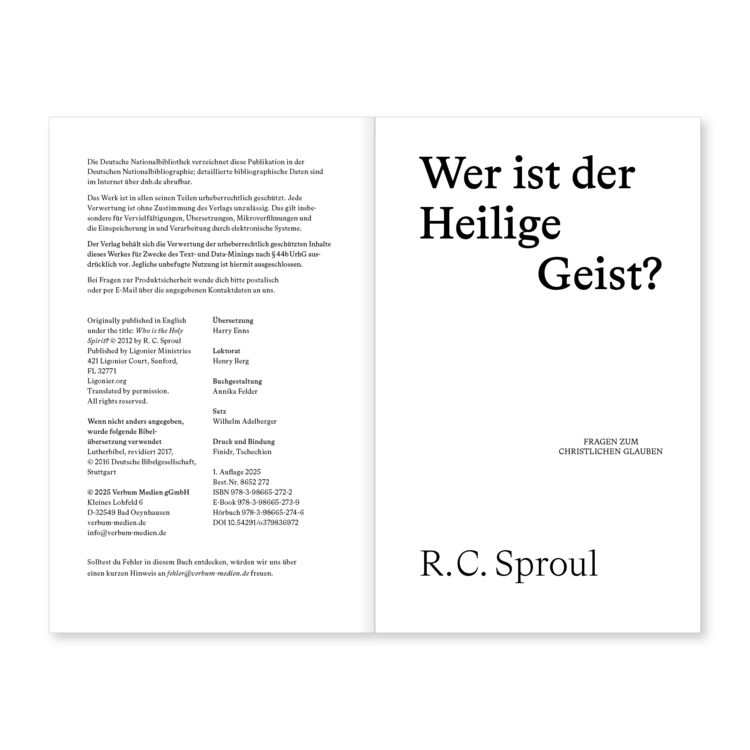 Produktbild: Wer ist der Heilige Geist?