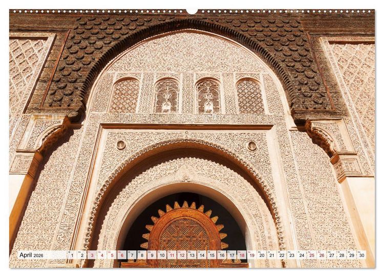 Produktbild: Marrakesch - Perle des S&uuml;dens (hochwertiger Premium Wandkalender 2026 DIN A2 quer), Kunstdruck in Hochglanz