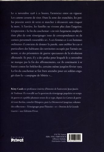 Produktbild: La fin du cauchemar : 11 novembre 1918