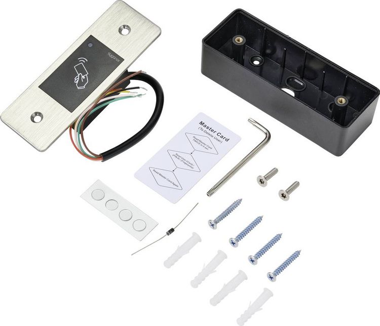 Produktbild: Sygonix SY-4760950 Transponder Zugangssystem Unterputz 12 V/DC, 18 V/DC IP66