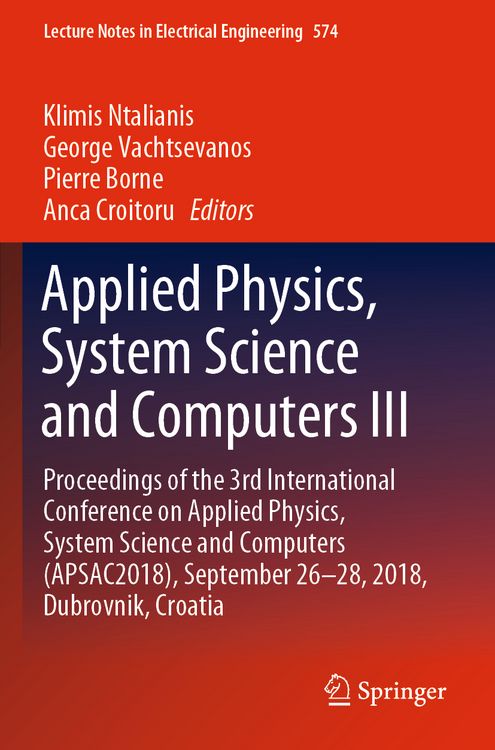 Produktbild: Applied Physics, System Science and Computers III